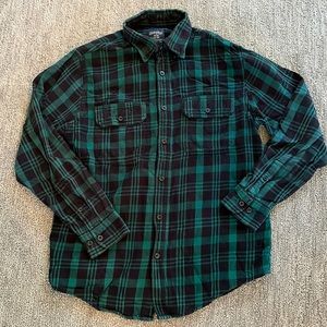 Faded Glory flannel, size small